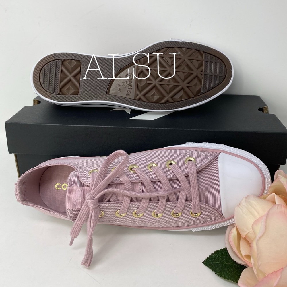 Converse Ctas Low Top Canvas Plum Chalk W AUTHENT - Picture 6 of 8